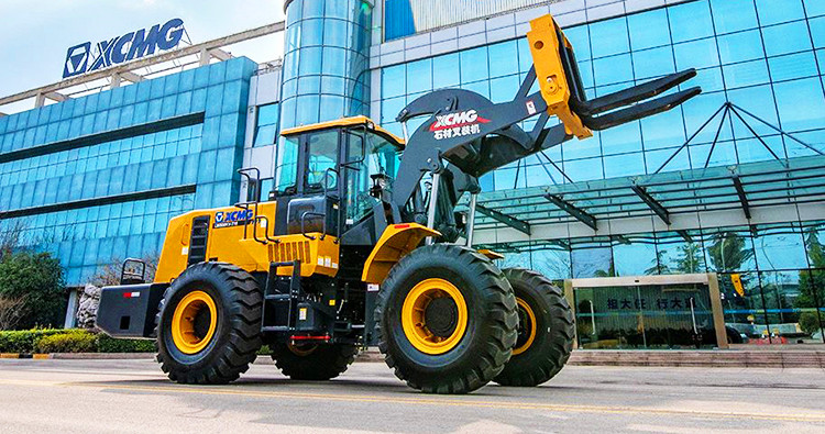 XCMG Official 25 ton forklift wheel loader LW600KV-T25 front wheel forklift loader machine price